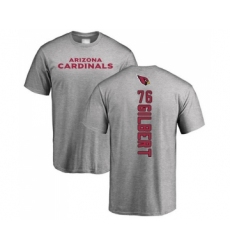 Football Arizona Cardinals #76 Marcus Gilbert Ash Backer T-Shirt