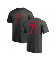Football Atlanta Falcons #77 James Carpenter Ash One Color T-Shirt