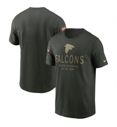 Men's Atlanta Falcons Forest Green 2025 Salute to Service Sideline Primary Edge Dri-FIT T-Shirt