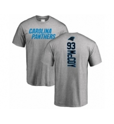Football Carolina Panthers #93 Gerald McCoy Ash Backer T-Shirt