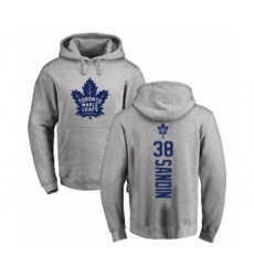 Hockey Toronto Maple Leafs #38 Rasmus Sandin Ash Backer Pullover Hoodie