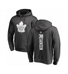 Hockey Toronto Maple Leafs #38 Rasmus Sandin Charcoal One Color Backer Pullover Hoodie