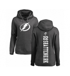 Hockey Women's Tampa Bay Lightning #22 Kevin Shattenkirk Charcoal One Color Backer Pullover Hoodie