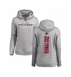 Football Women's Atlanta Falcons #32 Johnathan Cyprien Ash Backer Pullover Hoodie