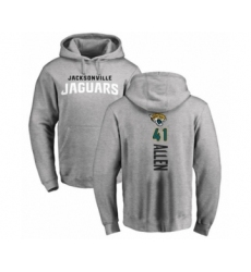 Football Jacksonville Jaguars #41 Josh Allen Ash Backer Pullover Hoodie