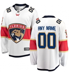 Men's Florida Panthers Fanatics Branded White Away Breakaway Custom Jersey