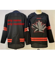 Men's Canada Hockey Custom Black 2026 Stitched Hockey Jersey