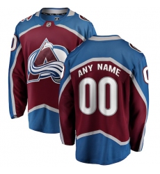 Youth Colorado Avalanche Fanatics Branded Maroon Home Breakaway Custom Jersey