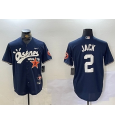 Men's Houston Astros #2 Alex Bregman Navy Cactus Jack Vapor Premier Stitched Baseball Jersey