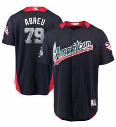Youth Majestic Chicago White Sox #79 Jose Abreu Game Navy Blue American League 2018 MLB All-Star MLB Jersey