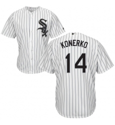 Men's Majestic Chicago White Sox #14 Paul Konerko White Home Flex Base Authentic Collection MLB Jersey