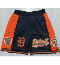 Men's Detroit Tigers Navy Blue Just Don Shorts Shorts