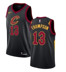 Women's Nike Cleveland Cavaliers #13 Tristan Thompson Authentic Black Alternate NBA Jersey Statement Edition