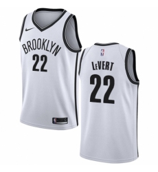 Women's Nike Brooklyn Nets #22 Caris LeVert Swingman White NBA Jersey - Association Edition