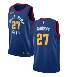 Men's Nike Denver Nuggets #27 Jamal Murray Swingman Light Blue Alternate NBA Jersey Statement Edition