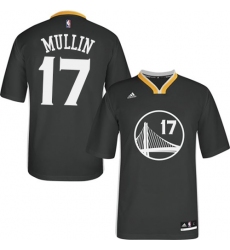 Women's Adidas Golden State Warriors #17 Chris Mullin Authentic Black Alternate NBA Jersey