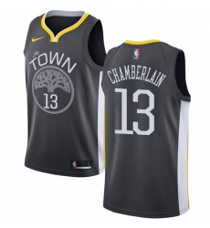 Youth Nike Golden State Warriors #13 Wilt Chamberlain Swingman Black Alternate NBA Jersey - Statement Edition