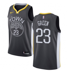 Men's Nike Golden State Warriors #23 Draymond Green Swingman Black Alternate NBA Jersey - Statement Edition