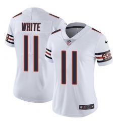 Women's Nike Chicago Bears #11 Kevin White White Vapor Untouchable Limited Player NFL Jersey