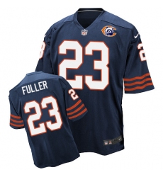 Men's Nike Chicago Bears #23 Kyle Fuller Elite Navy Blue Throwback NFL Jersey