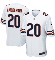 Men's Nike Chicago Bears #20 Prince Amukamara Game White NFL Jersey