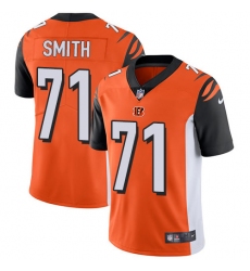 Youth Nike Cincinnati Bengals #71 Andre Smith Vapor Untouchable Limited Orange Alternate NFL Jersey
