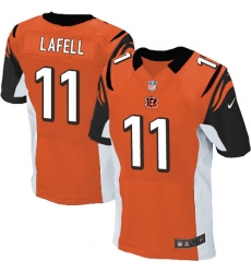Men's Nike Cincinnati Bengals #11 Brandon LaFell Elite Orange Alternate NFL Jersey