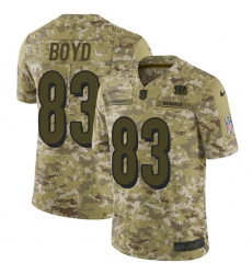 Men's Nike Cincinnati Bengals #83 Tyler Boyd Limited Camo 2018 Salute to Service NFL Jersey