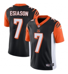 Men's Nike Cincinnati Bengals #7 Boomer Esiason Vapor Untouchable Limited Black Team Color NFL Jersey