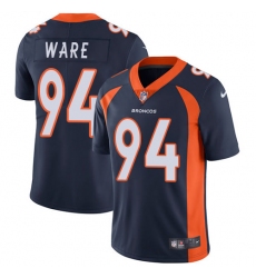 Youth Nike Denver Broncos #94 DeMarcus Ware Navy Blue Alternate Vapor Untouchable Limited Player NFL Jersey