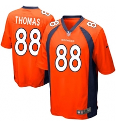 Men's Nike Denver Broncos #88 Demaryius Thomas Game Orange Team Color NFL Jersey