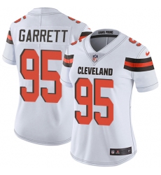 Women's Nike Cleveland Browns #95 Myles Garrett White Vapor Untouchable Limited Player NFL Jersey Women's Nike Cleveland Browns #95 Myles Garrett White Vapor Untouchable Limited Player NFL Jersey