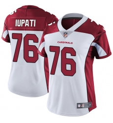 Women's Nike Arizona Cardinals #76 Mike Iupati White Vapor Untouchable Limited Player NFL Jersey