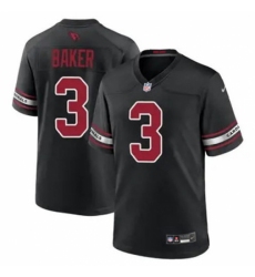 Men's Arizona Cardinals #3 Budda Baker Black 2024 F U S E Vapor Untouchable Limited Stitched