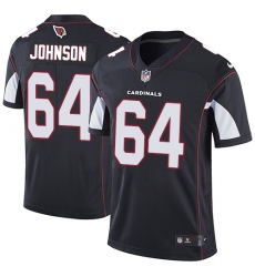 Youth Nike Arizona Cardinals #64 Dorian Johnson Black Alternate Vapor Untouchable Limited Player NFL Jersey