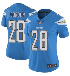 Women's Nike Los Angeles Chargers #28 Melvin Gordon Electric Blue Alternate Vapor Untouchable Limited Player NFL Jersey