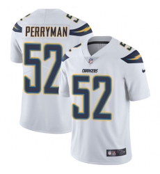 Youth Nike Los Angeles Chargers #52 Denzel Perryman Elite White NFL Jersey