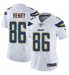 Women's Nike Los Angeles Chargers #86 Hunter Henry Elite White NFL Jersey