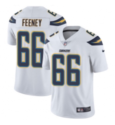 Youth Nike Los Angeles Chargers #66 Dan Feeney Elite White NFL Jersey