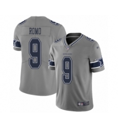 Youth Dallas Cowboys #9 Tony Romo Limited Gray Inverted Legend Football Jersey