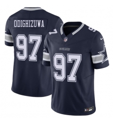 Men's Dallas Cowboys #97 Osa Odighizuwa Navy 2025 F.U.S.E Vapor Untouchable Limited Football Stitched Jersey