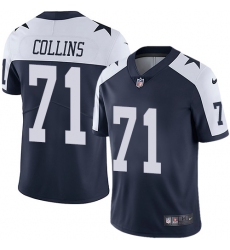 Youth Nike Dallas Cowboys #71 La'el Collins Navy Blue Throwback Alternate Vapor Untouchable Limited Player NFL Jersey