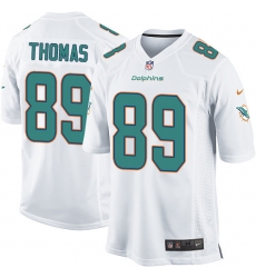Men's Nike Miami Dolphins #89 Julius Thomas Game White NFL Jersey