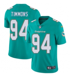 Men's Nike Miami Dolphins #94 Lawrence Timmons Aqua Green Team Color Vapor Untouchable Limited Player NFL Jersey