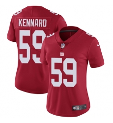 Women's Nike New York Giants #59 Devon Kennard Elite Red Alternate NFL Jersey