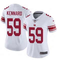 Women's Nike New York Giants #59 Devon Kennard Elite White NFL Jersey