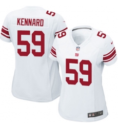 Women's Nike New York Giants #59 Devon Kennard Game White NFL Jersey