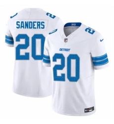 Youth Detroit Lions #20 Barry Sanders White 2nd Alternate Stitched Jersey