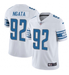 Men's Nike Detroit Lions #92 Haloti Ngata Elite White NFL Jersey