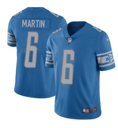 Youth Nike Detroit Lions #6 Sam Martin Limited Light Blue Team Color Vapor Untouchable NFL Jersey